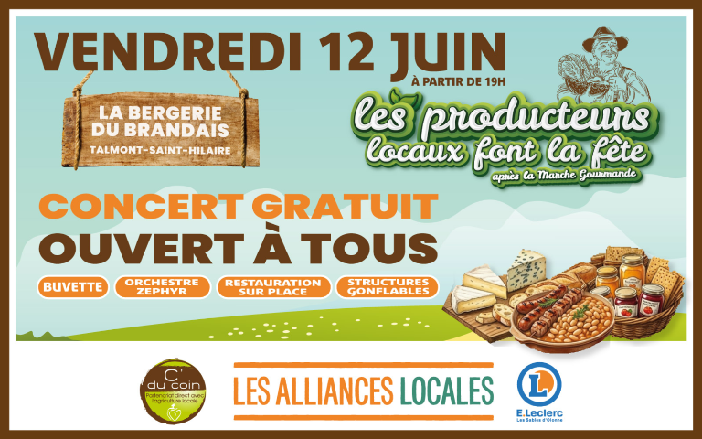 Vendredi 12 juin : concert gratuit ouvert à tous 