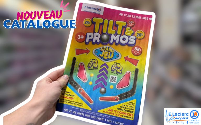 LE NOUVEAU CATALOGUE DE LA SEMAINE EST DISPONIBLE SUR L'APPLI MON E.LECLERC ET EN MAGASIN