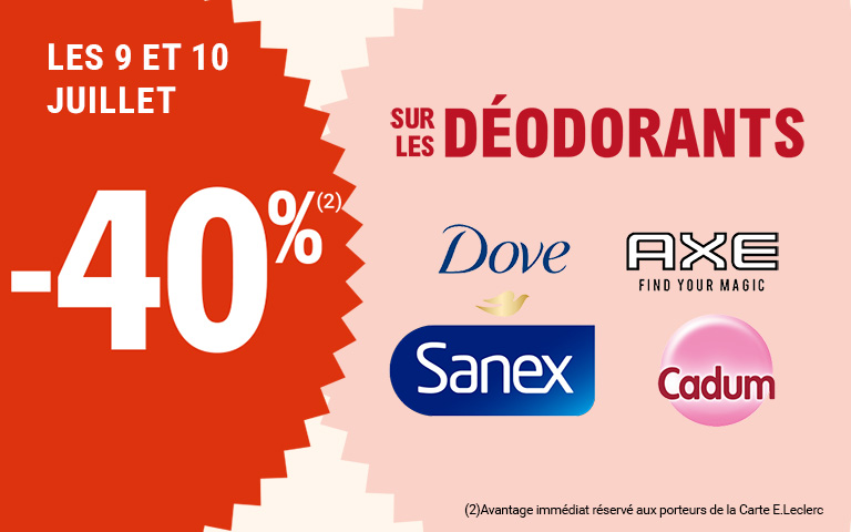 Les 10 et 11 juillet, moins 34 pourcent de réduction immédiate, sur les smartphones Honor, disponible en Click & Collect sur le site ou sur l'appli. Avantage réservé aux porteurs de carte