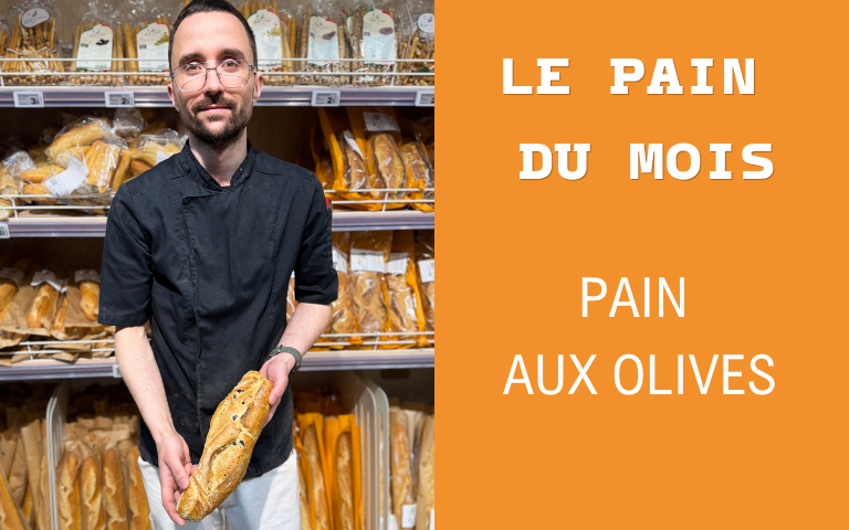 le pain du mois : pain aux olives 