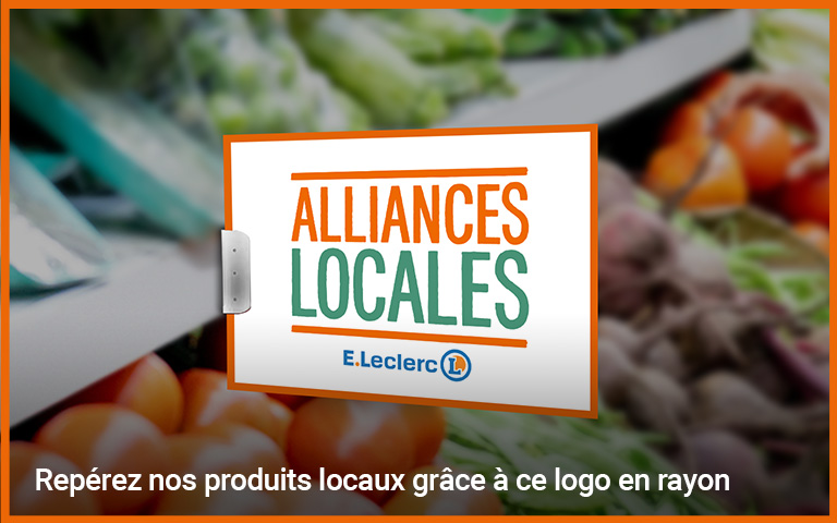 Repérez nos produits locaux grâce à notre nouveau balisage en rayon