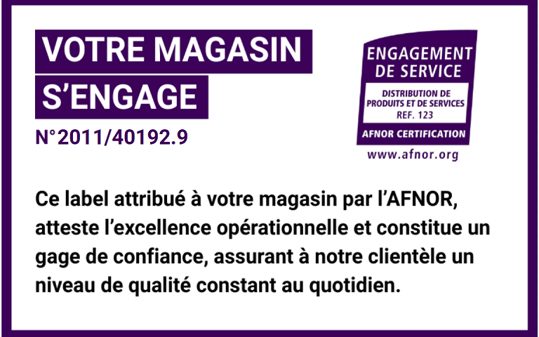 Certificat Afnor