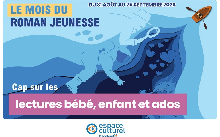 Cap sur les lectures bébé, enfant et ados avec le mois de la jeunesse dans votre Espace Culturel de Caen