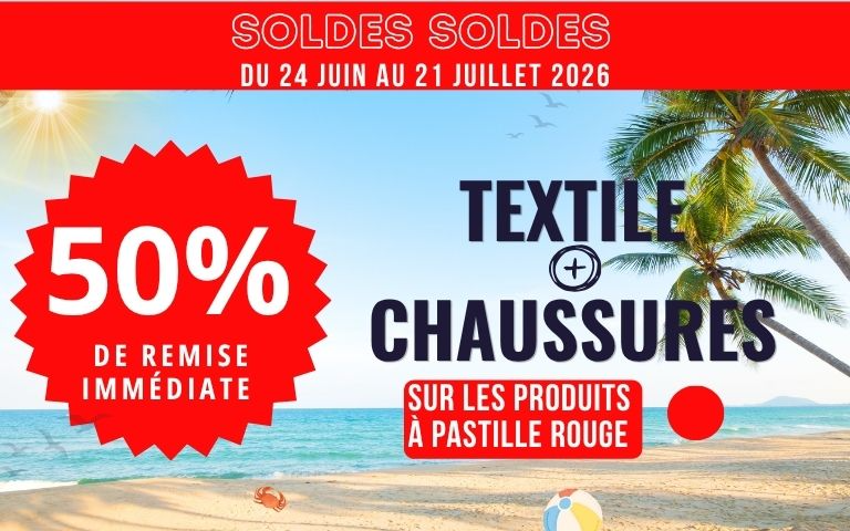 SOLDES AU RAYON TEXTILE ET CHAUSSURES
