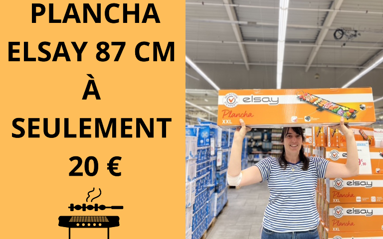 la plancha elsay 87cm à seulement 20€