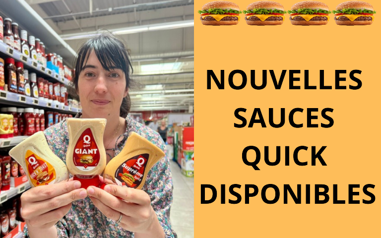 Les sauces Quick disponibles en magasin