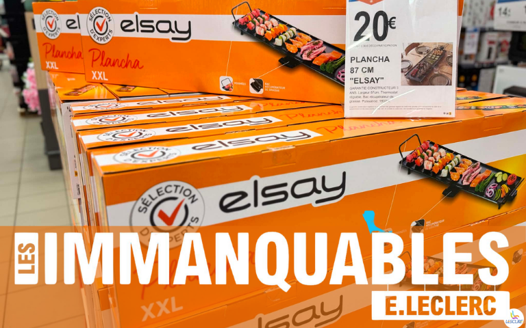 Plancha Elsay 87cm à seulement 20€ jusqu'au 30 mai