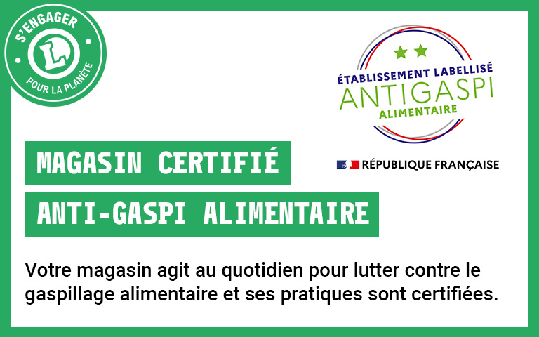 LABEL ANTI GASPI 2 ETOILES