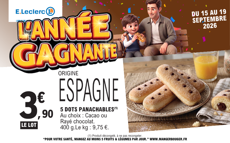 Du 15 au 19 septembre 2026, offre sur les Dots. Voir conditions en magasin.