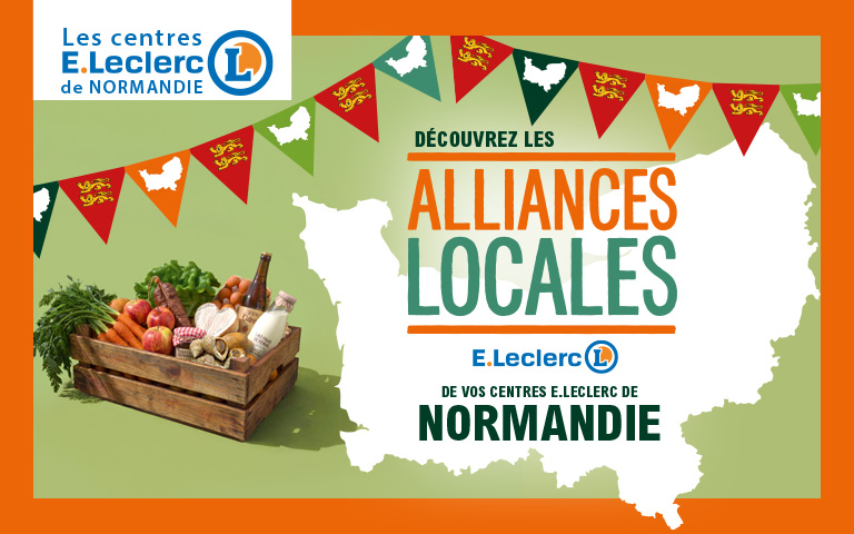 Découvrez les alliances locales de votre centre E.Leclerc de Normandie 