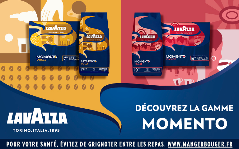 Découvrez la gamme momento de Lavazza dans votre centre E.Leclerc