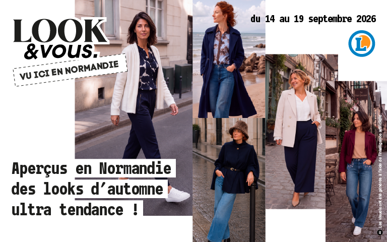 Du 14 au 19 septembre 2026, aperçus en Normandie des looks d'automne ultra tendance !